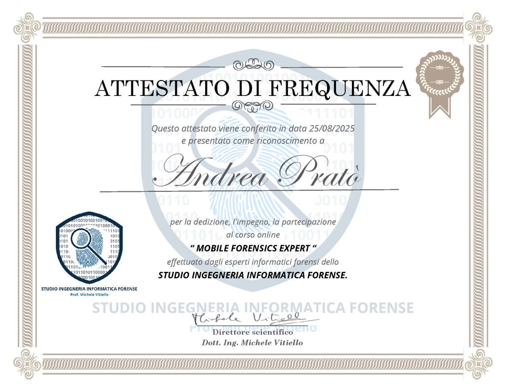 ATTESTATO MFE Andrea Pratò